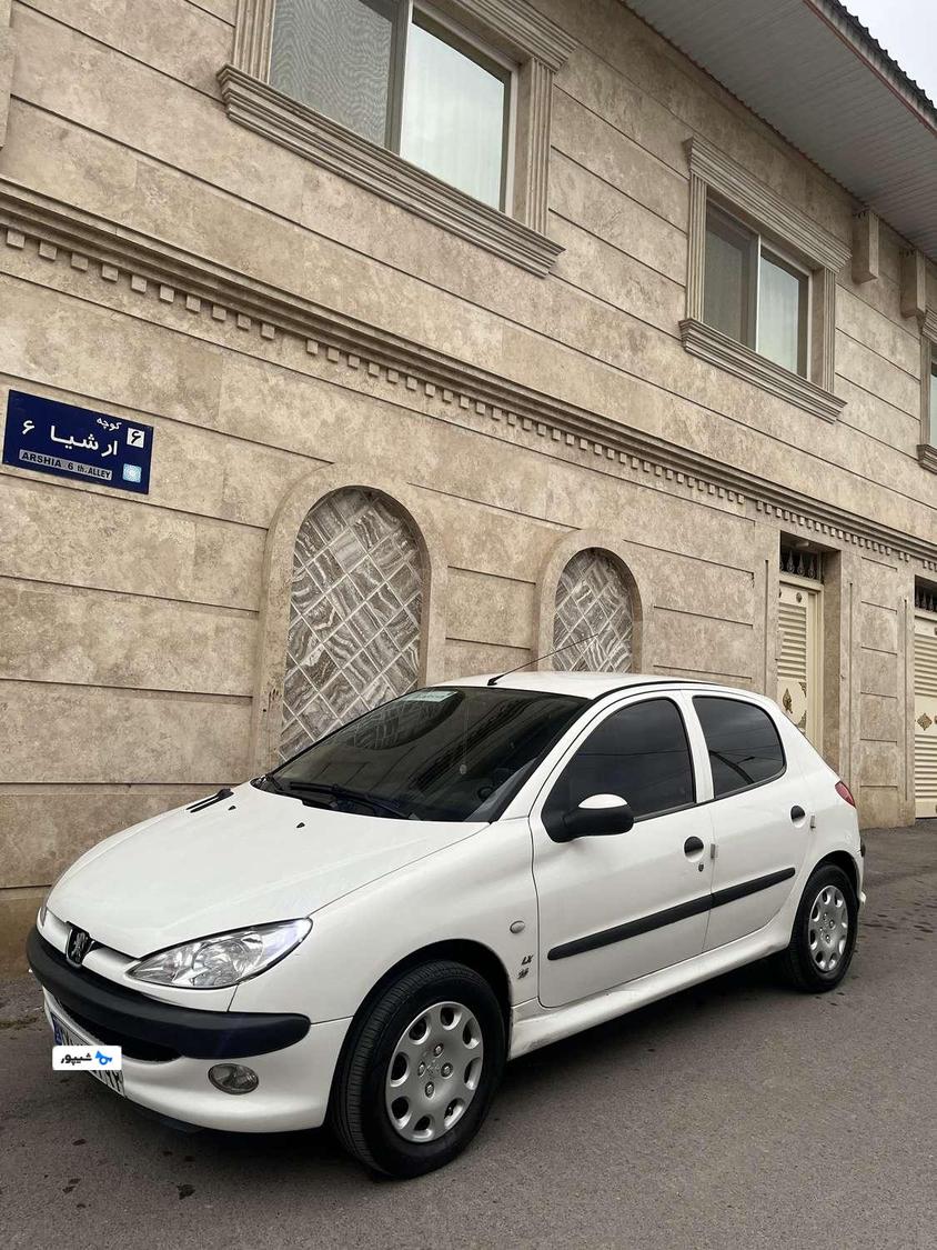 سواری پژو پارس سفید روغنی مدل 1394