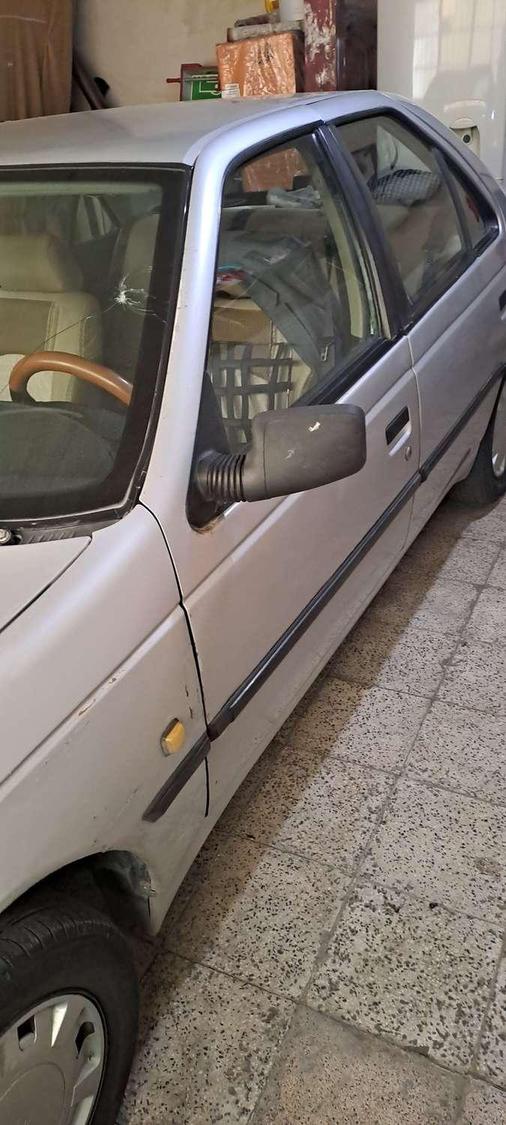 مزایده خودرو سواری پژو 405جی ال ایکس آی مدل 1385 بژ متالیک