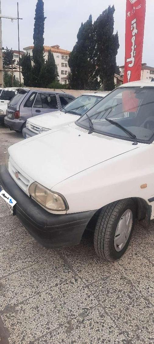 پراید سفید شیری روغنی